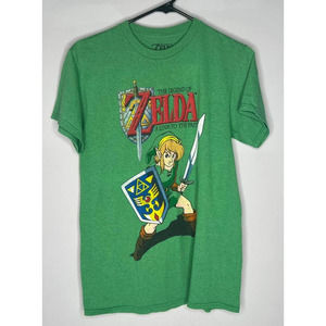 Legends of Zelda Short Sleeve T-shirt Green Small